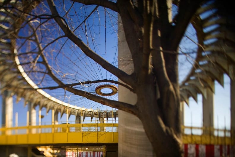 Nic LeHoux, Detritus, Empire State Pavilion, Philip Johnson, from his online portfolio