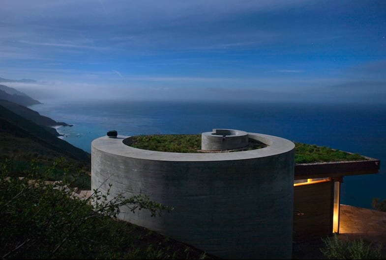 Nic LeHoux, Private retreat, Big Sur, California, from his online portfolio